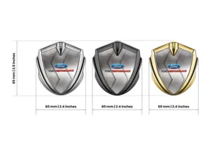 Ford Domed Emblem Badge Durable Premium Feel
